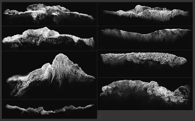 Beach Wave Foam Texture