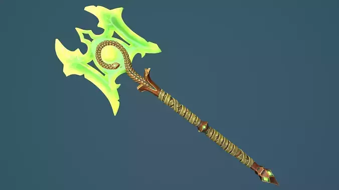 Snake poleaxe