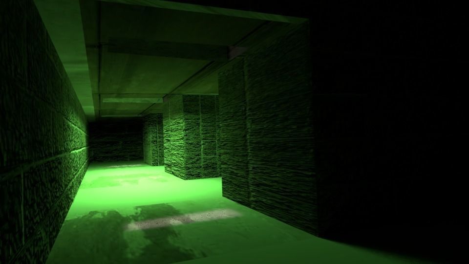 Sci-fi factory 3D model_6