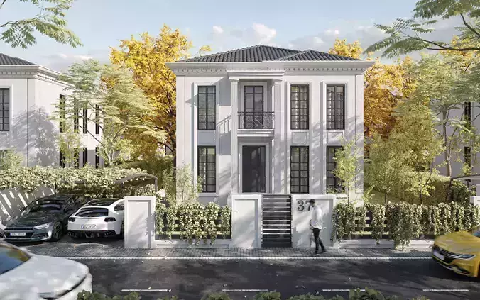 5 Neoclassical Villas 3D model