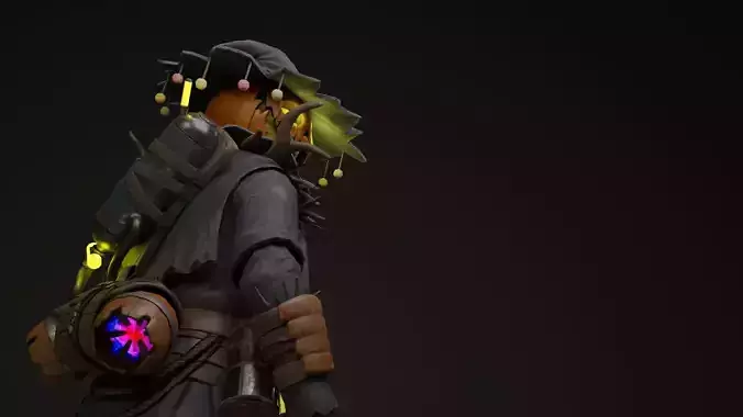 Bloodhound Season 3 Halloween Legendary 3D Model 3D model