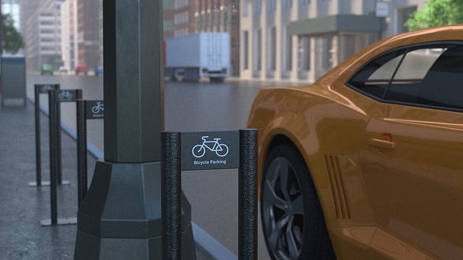 New York City Street scene 3D model 7