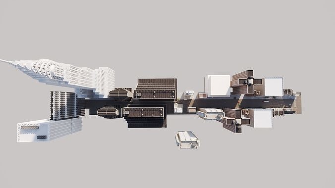 New York City Street scene 3D model 5