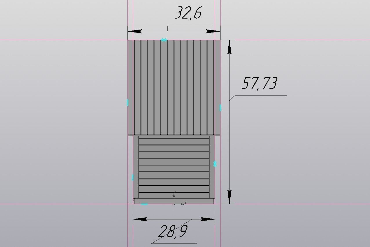 Wooden toilet Scale model 1 43 3D print model_3