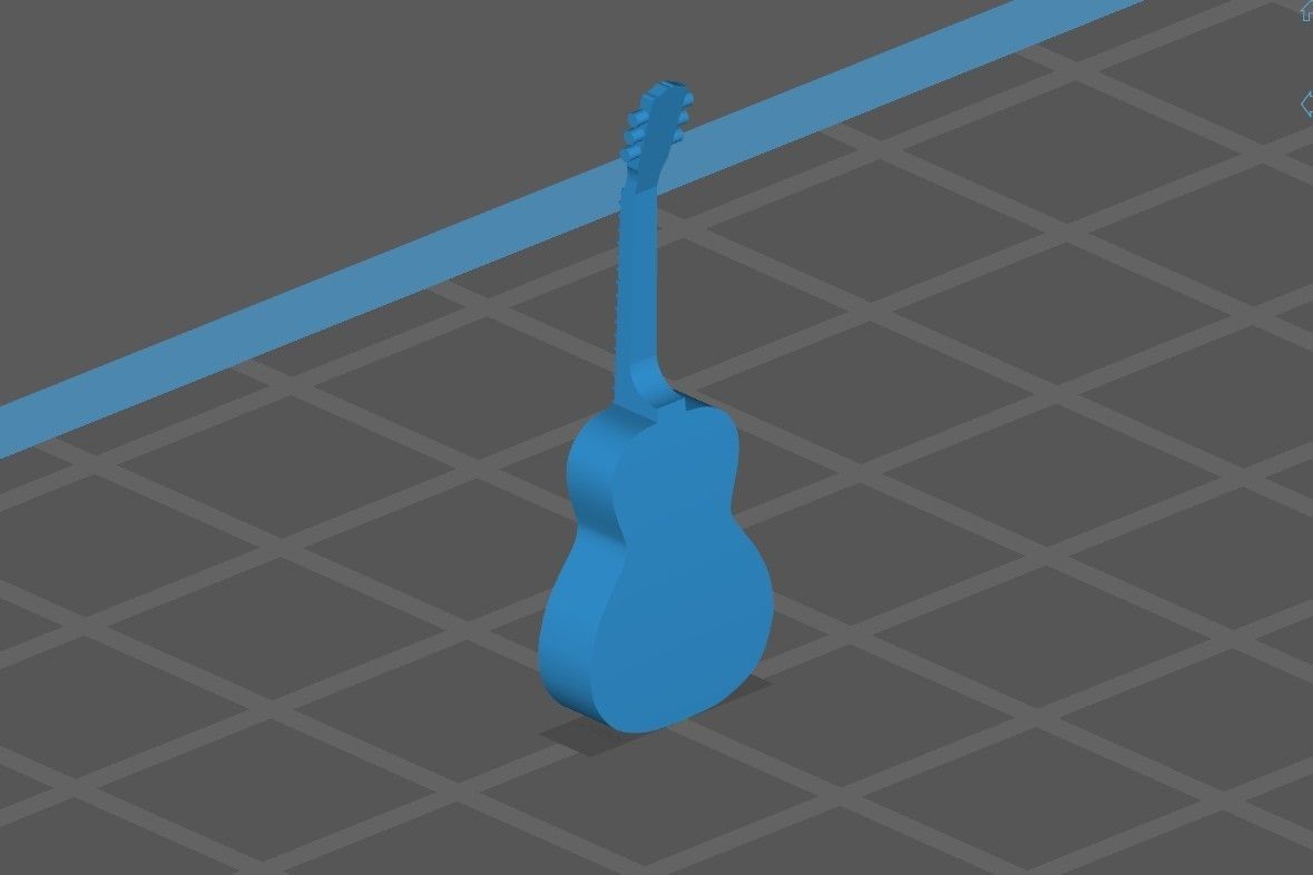 Guitar Scale model 1 43 3D print model_1