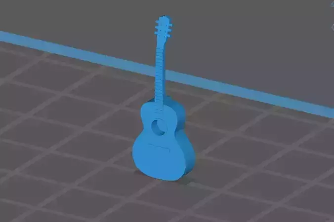 Guitar Scale model 1 43 3D print model
