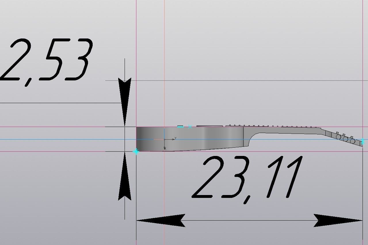 Guitar Scale model 1 43 3D print model_2