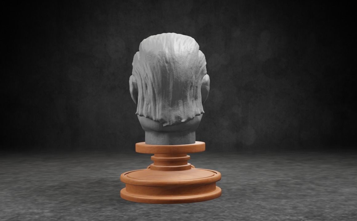 Donald J Trump caricature STL 3D print model_9