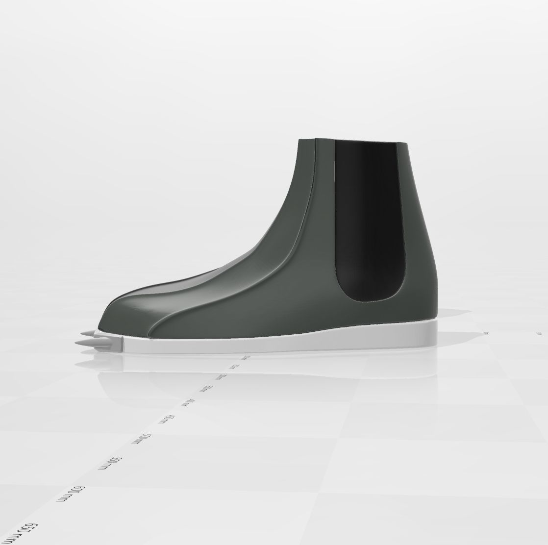 Star Wars Boba Fett shoes Boots 6-12inches 3D print model_2