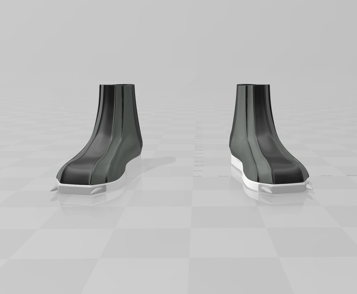 Star Wars Boba Fett shoes Boots 6-12inches 3D print model_1