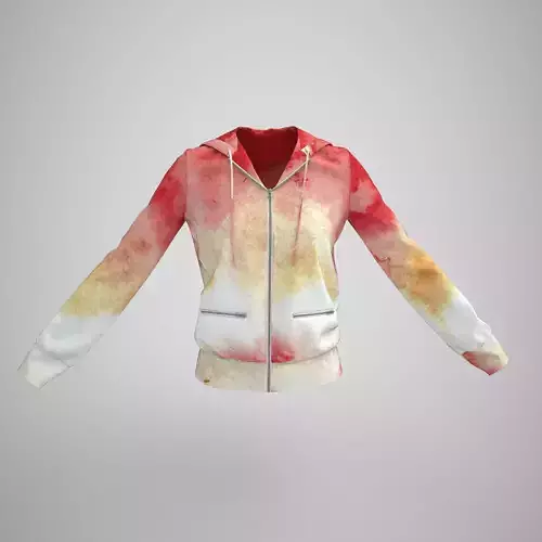 Watercolor Hoodie 3D model