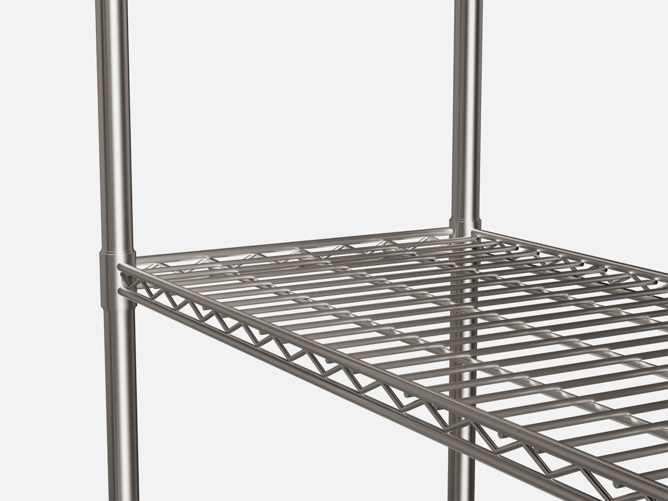 industrial wire rack 3D model_1