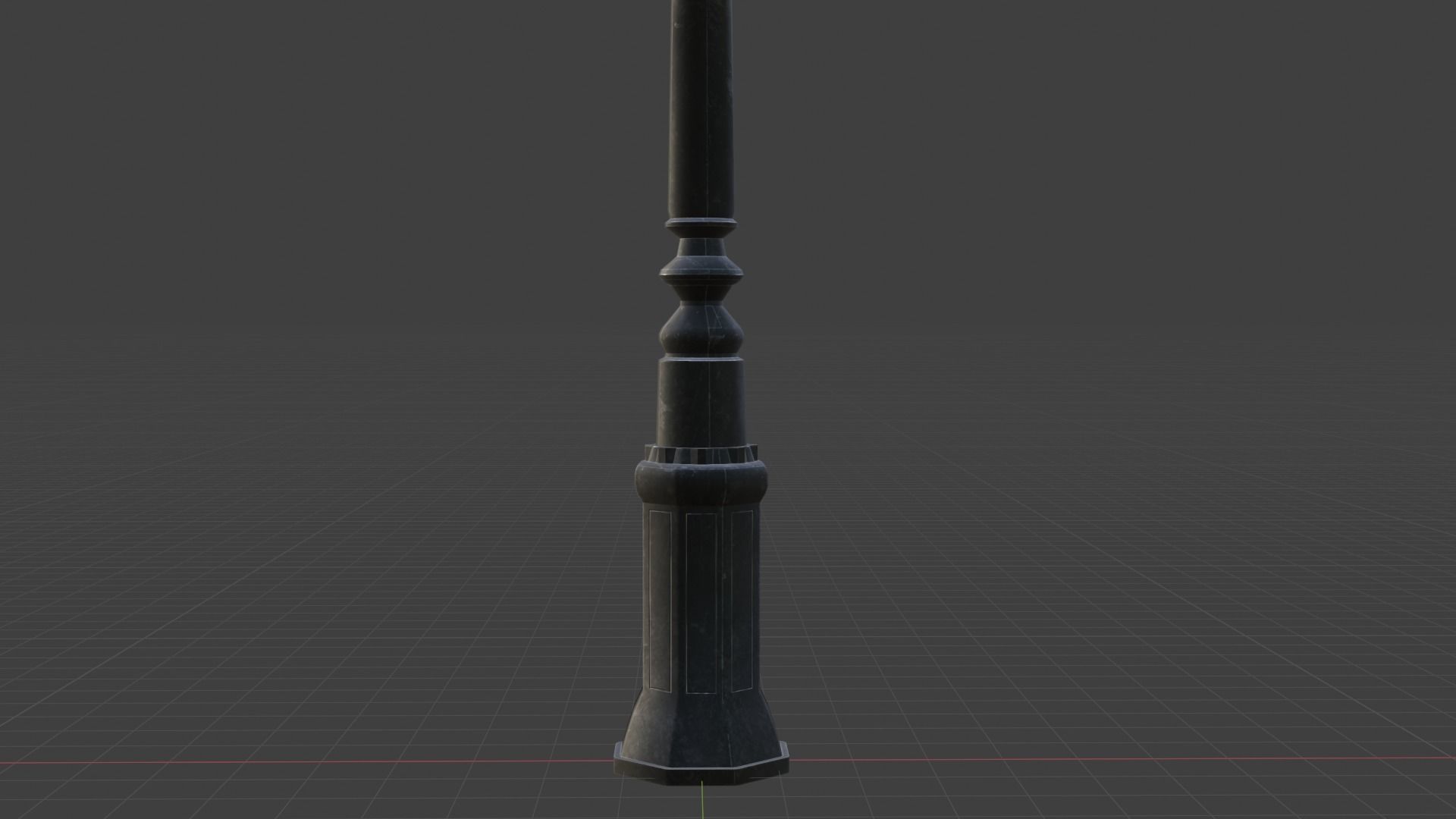 Street Lamp Low poly 4K PBR Textures Game Ready Low-poly 3D model_8