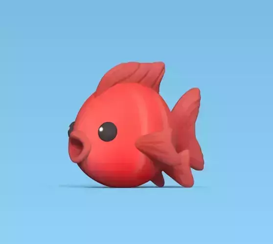 Cartoon Fish 3D print model