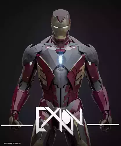 Iron Man MK00 Stealth Armor 3D model