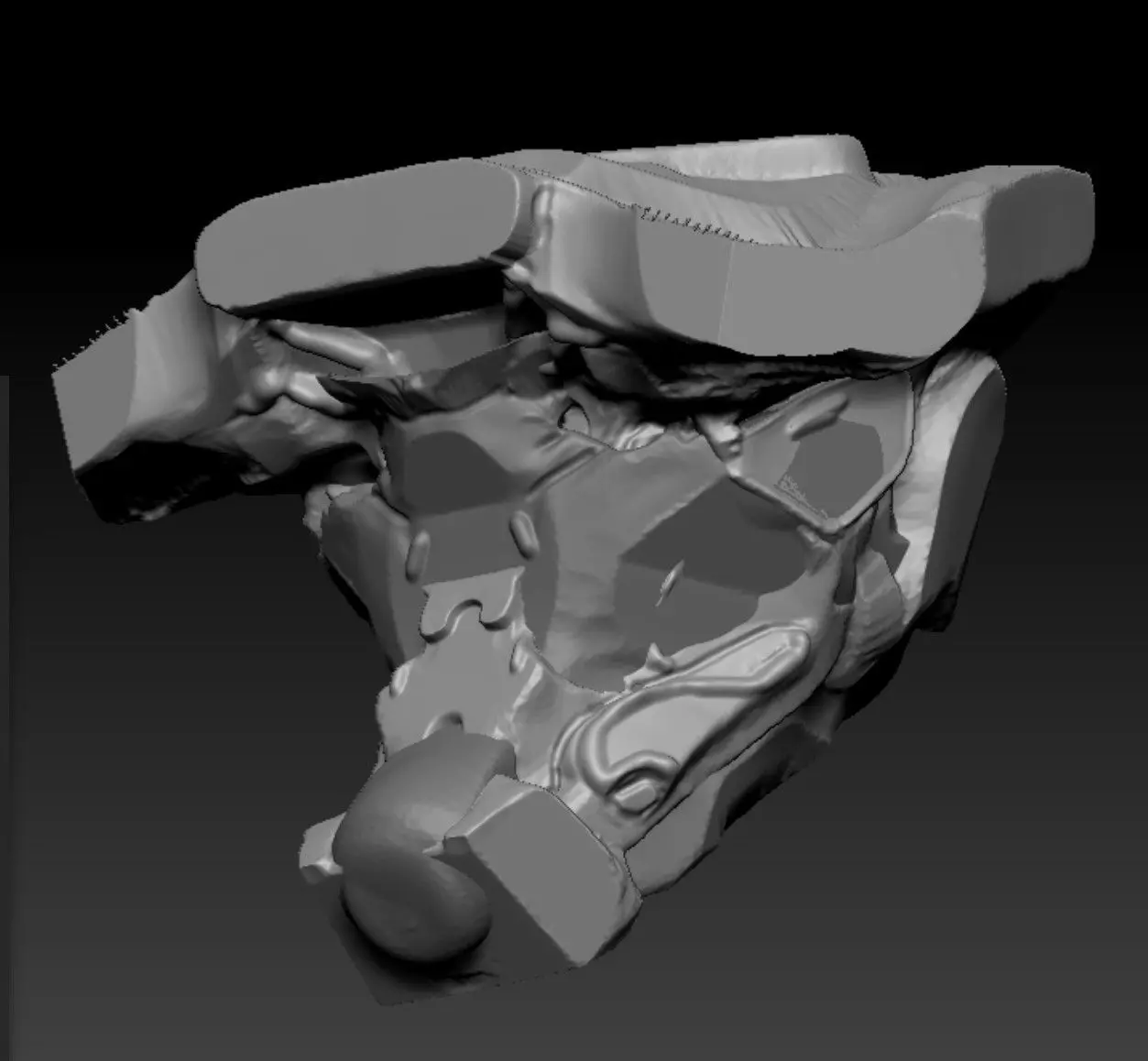 SciFi Head Free 3D model
