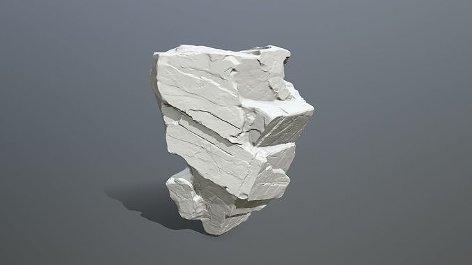 Rock Print piece of 3D print model