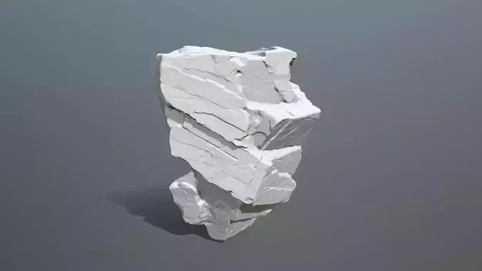 Rock Print piece of 3D print model