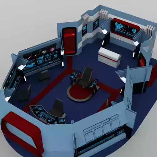 Starship Bridge 6 for DAZ Studio 3D model