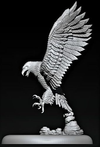 Eagle 3D print model