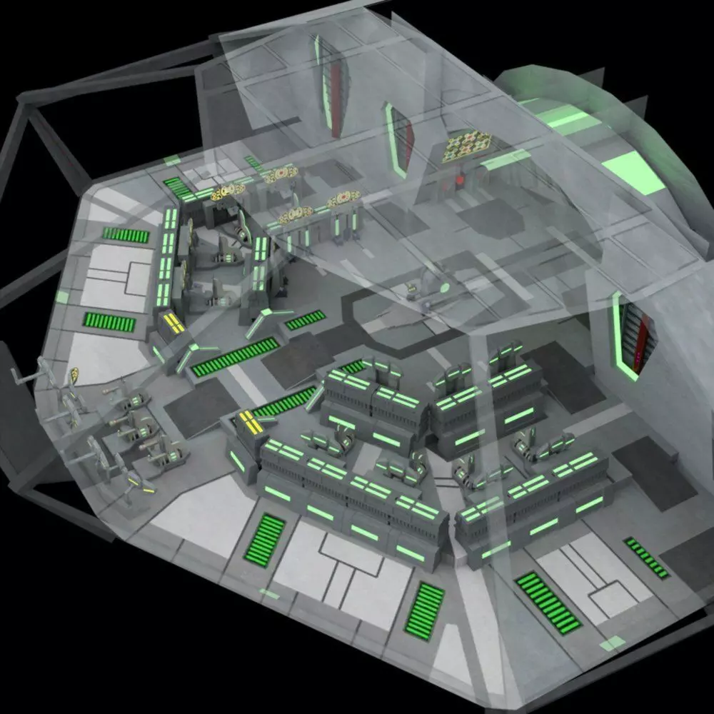 Starship Bridge 7 for DAZ Studio 3D model