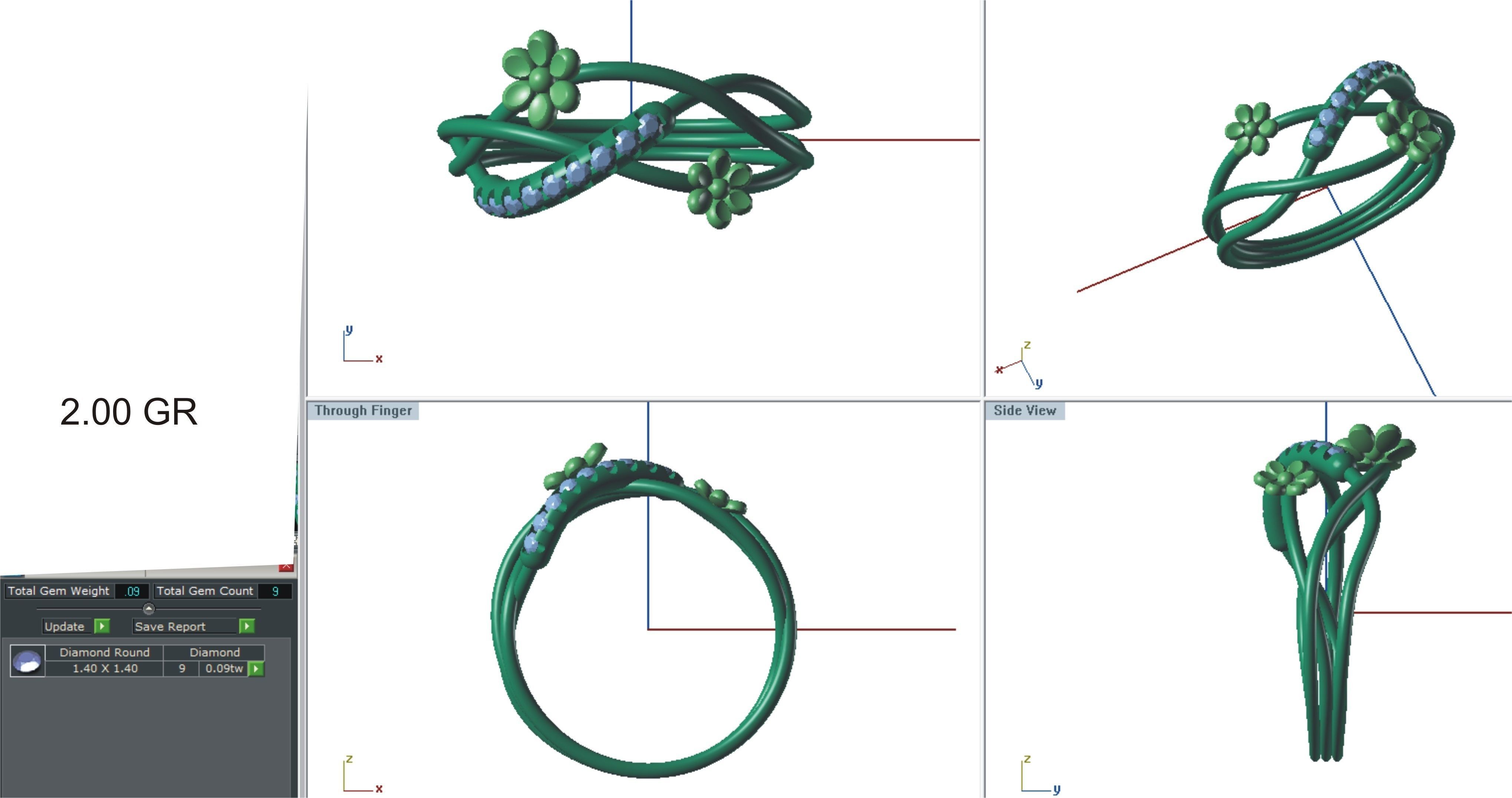 Ring - 99 3D print model_1