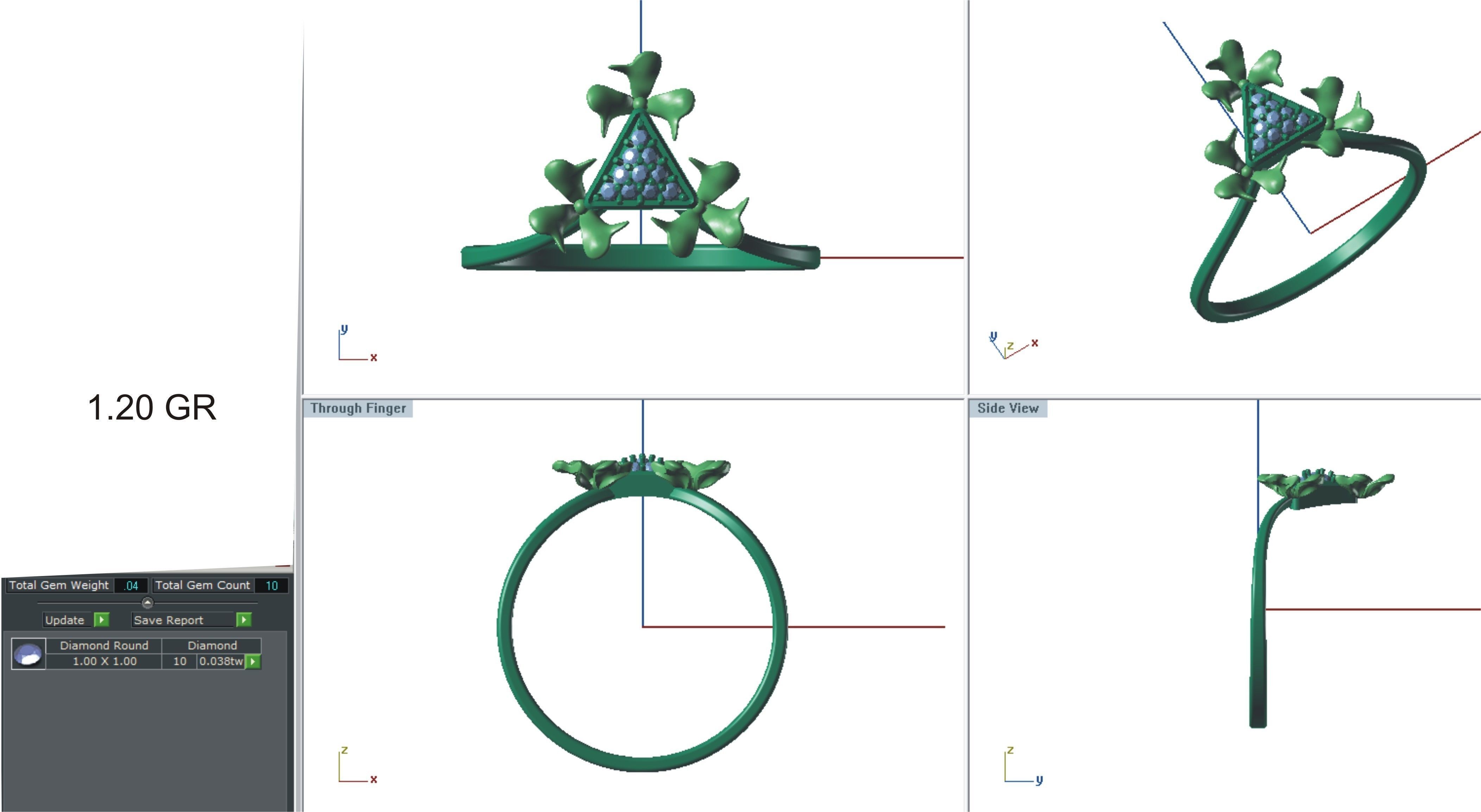 Ring - 93 3D print model_1