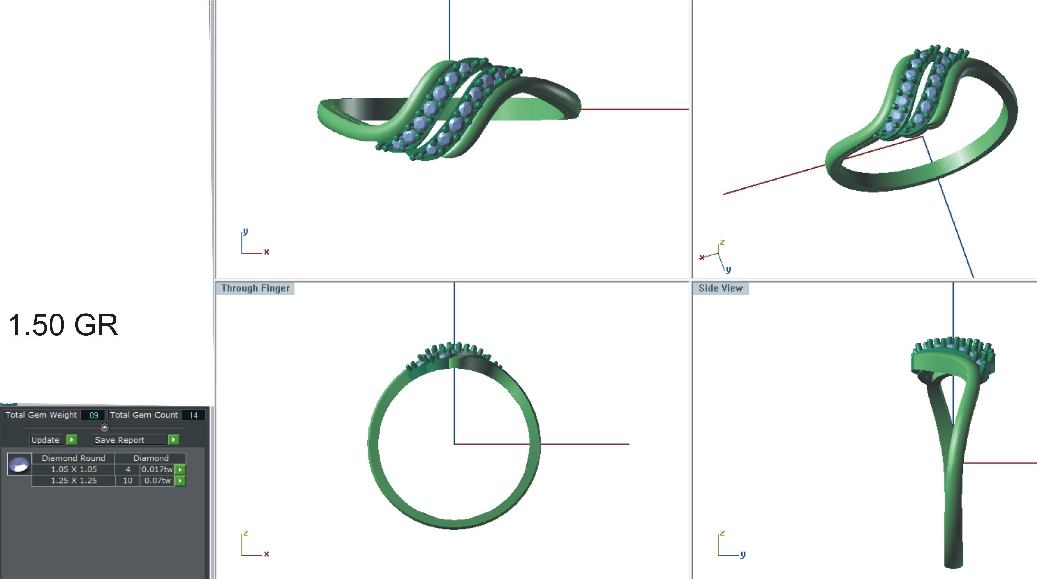 Ring - 81 3D print model_1