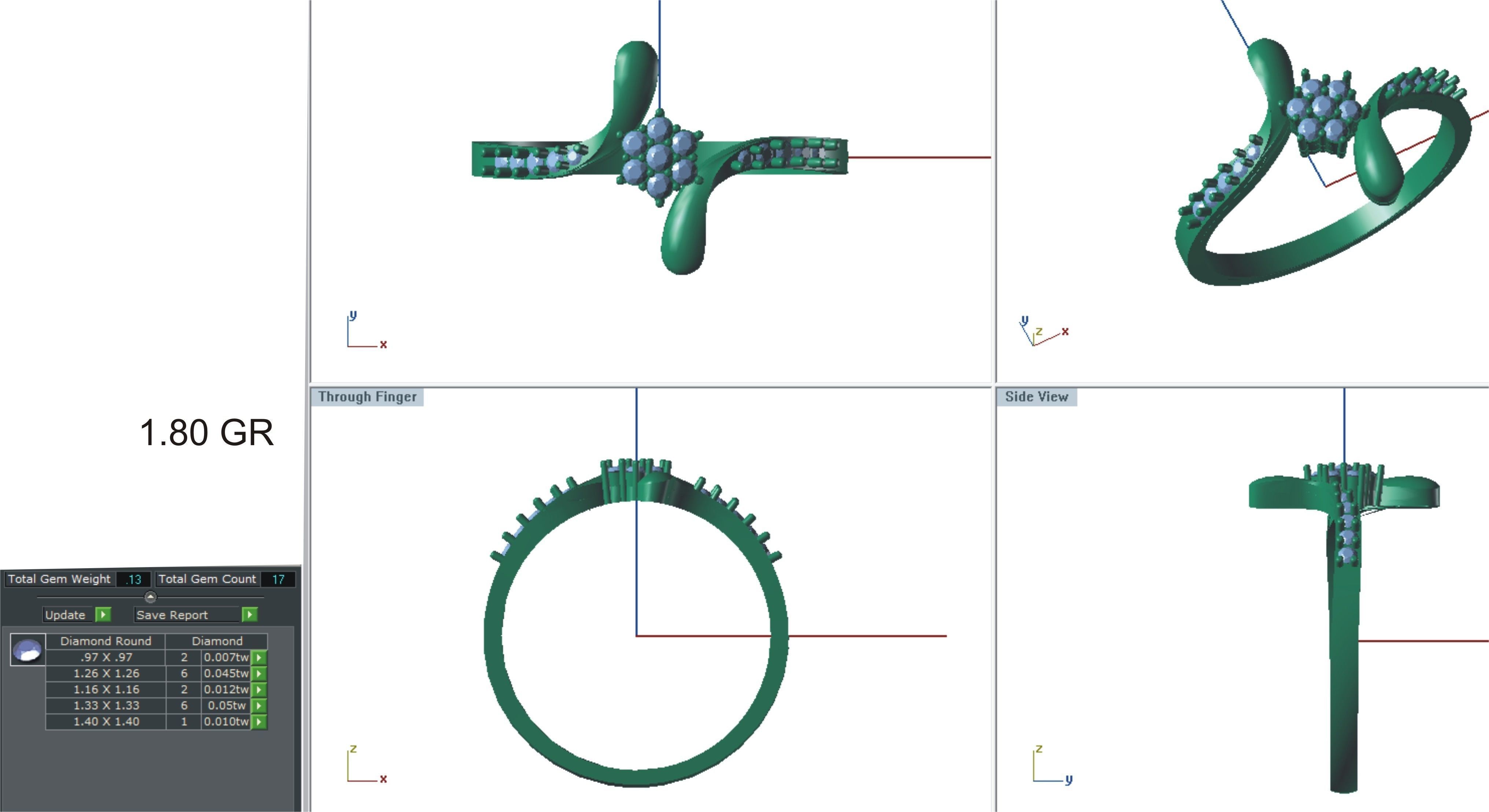 Ring - 73 3D print model_1