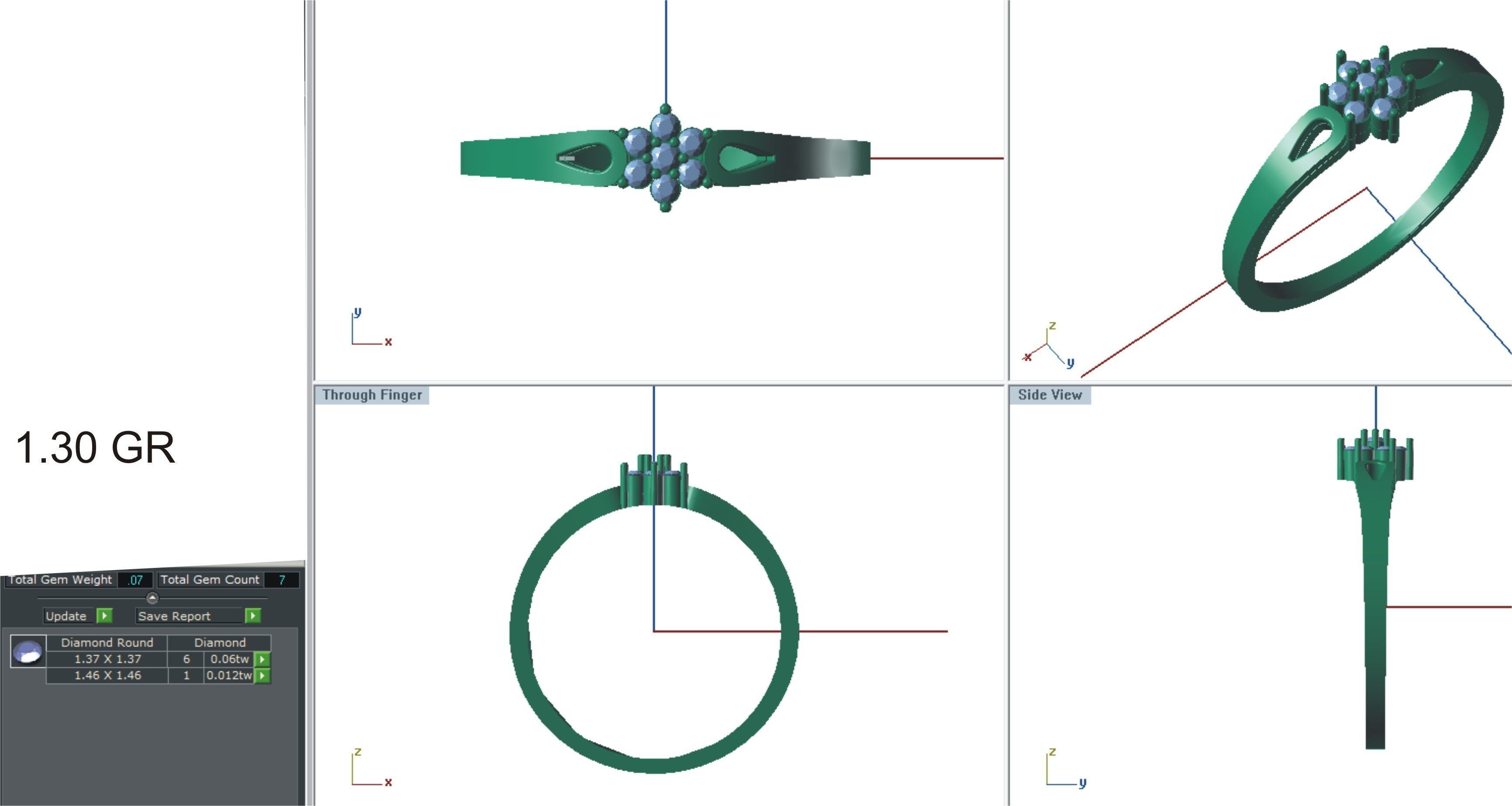 Ring - 72 3D print model_1