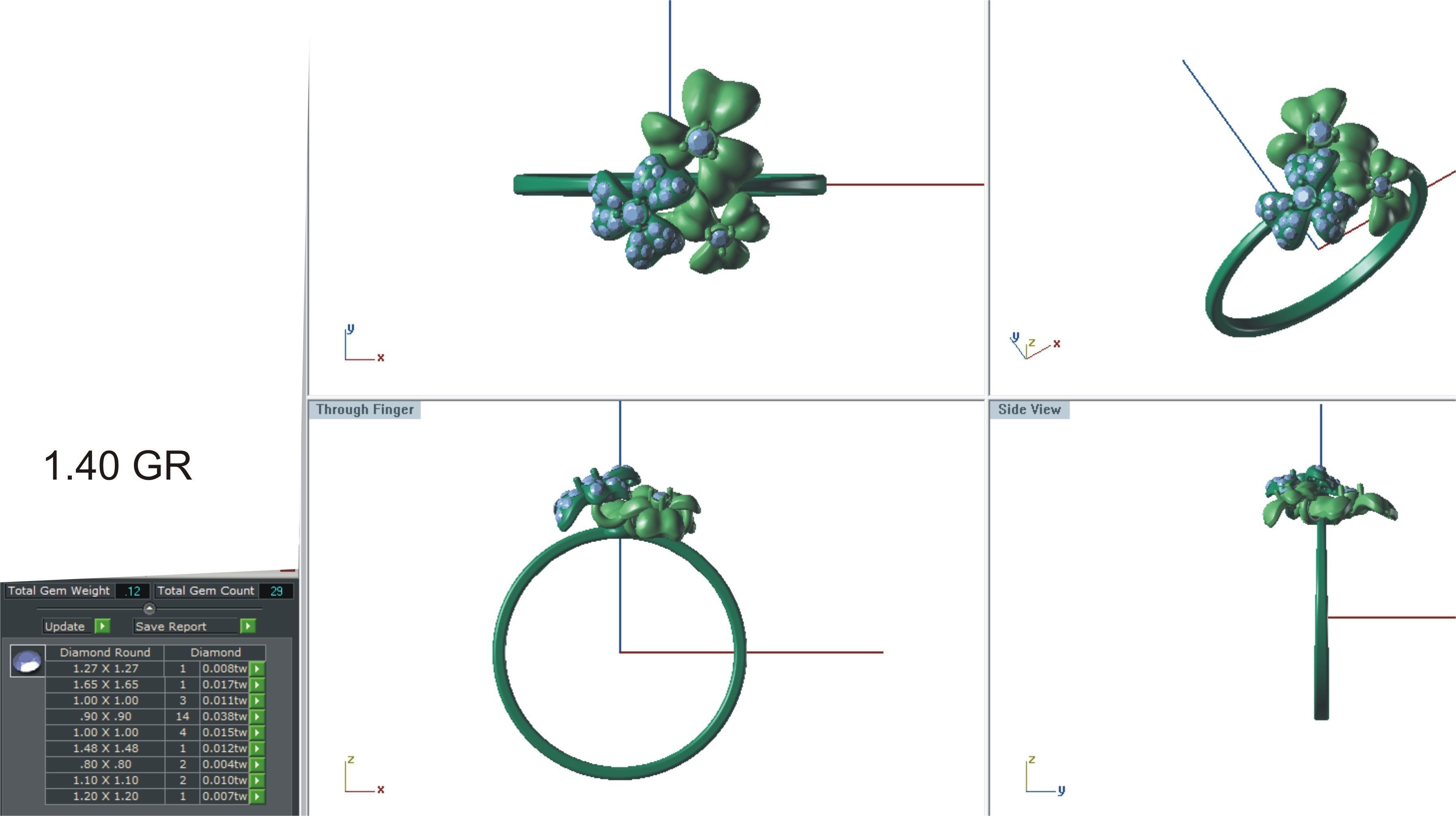 Ring - 64 3D print model_1