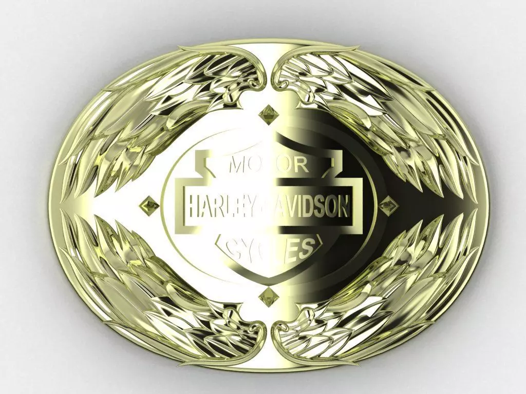 Harley Devidson necklace 462 3D print model