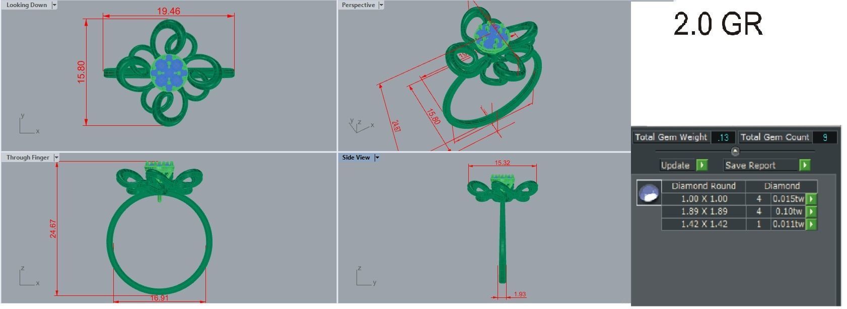 Ring - 56 3D print model_10