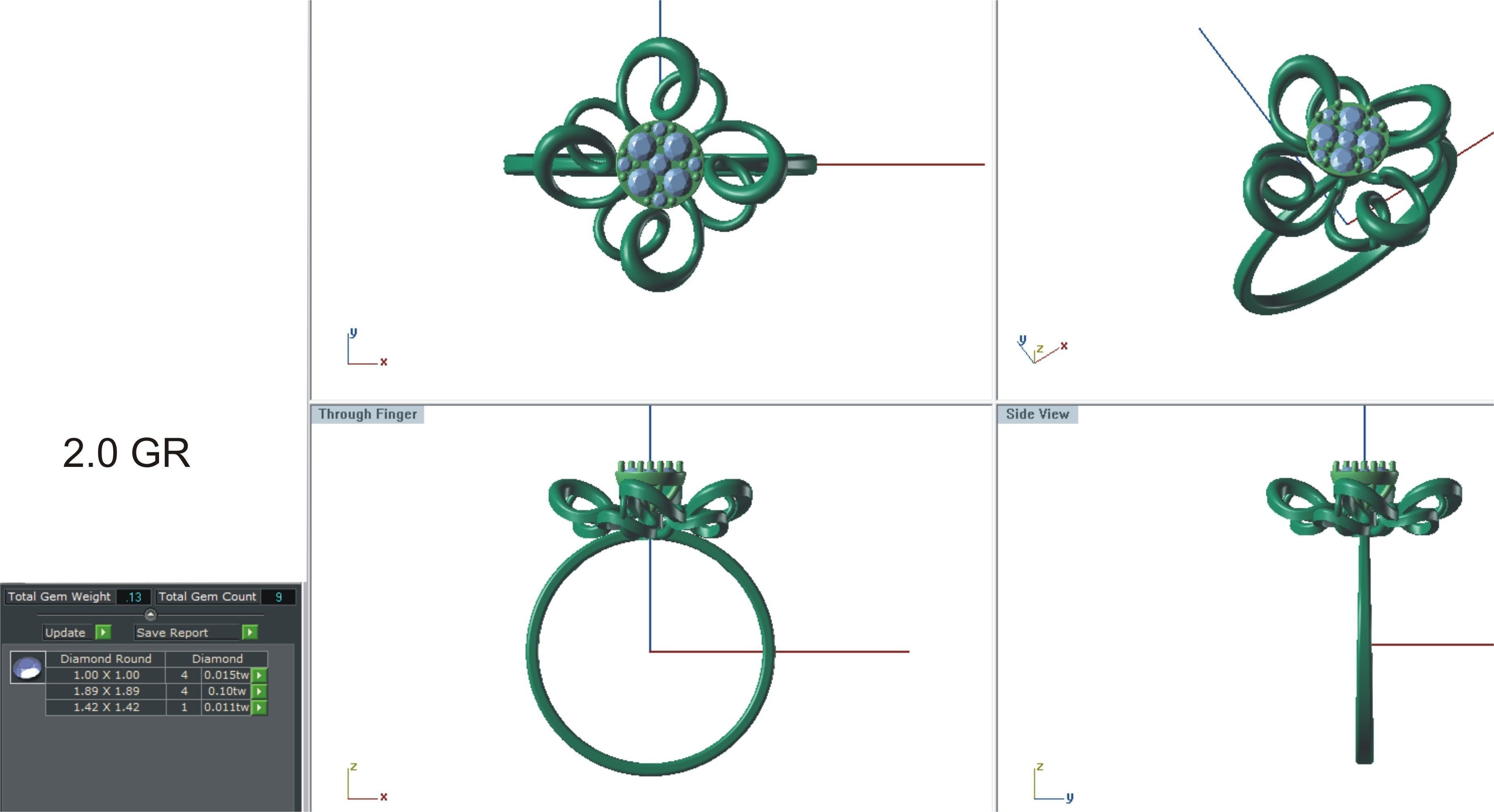 Ring - 56 3D print model_5