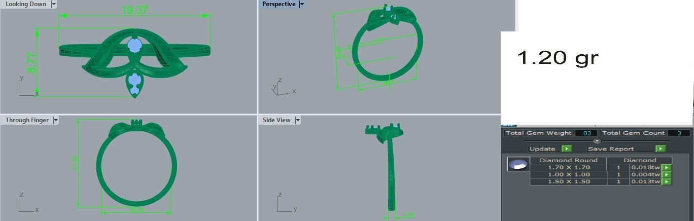 Ring - 43 3D print model_5