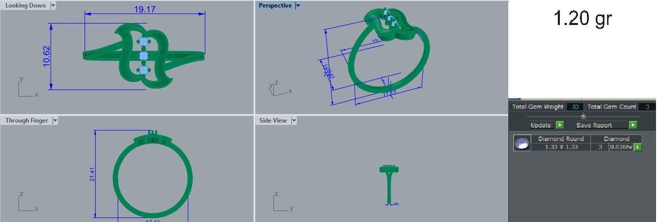 Ring - 38 3D print model_5