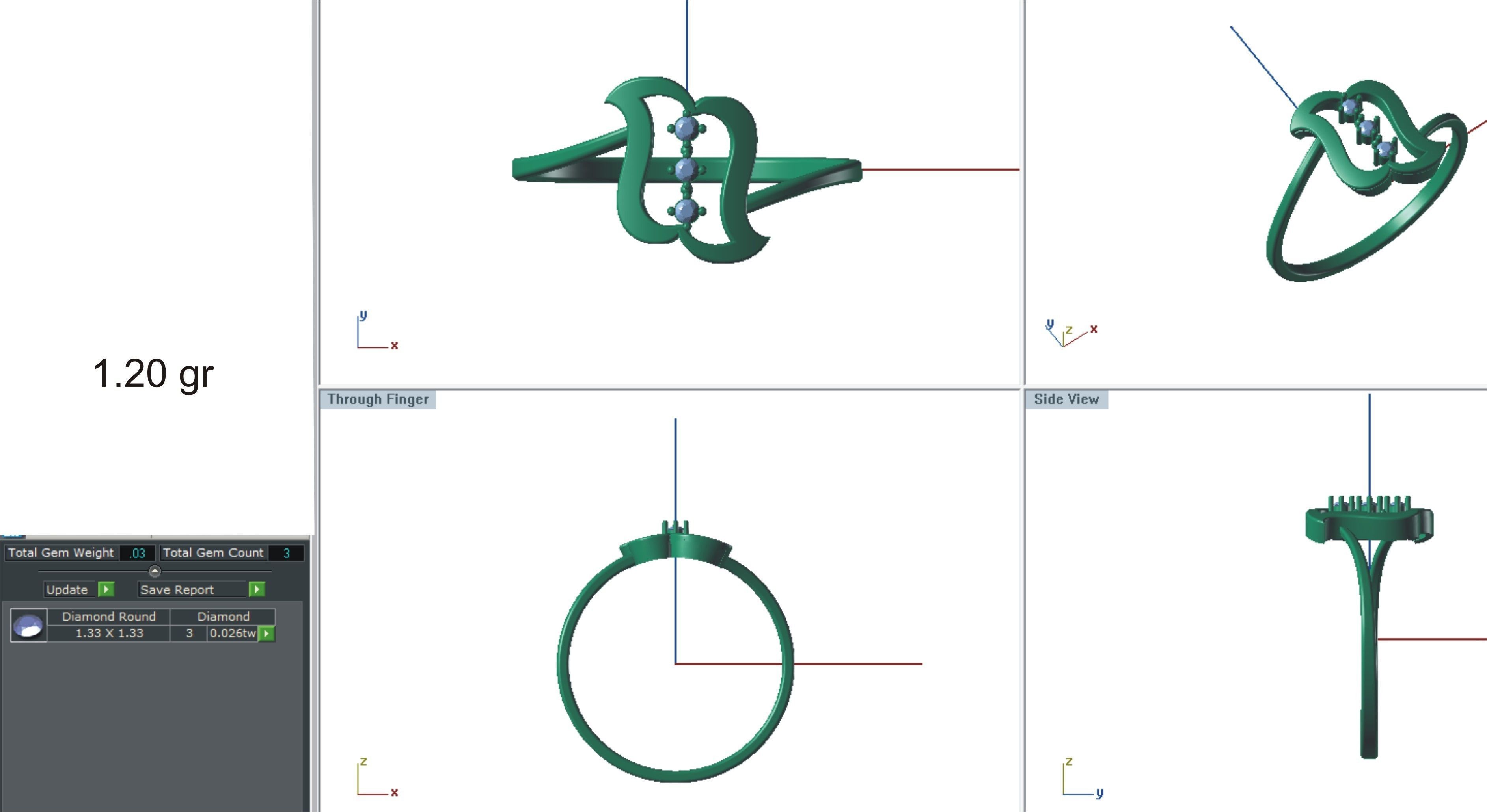 Ring - 38 3D print model_4