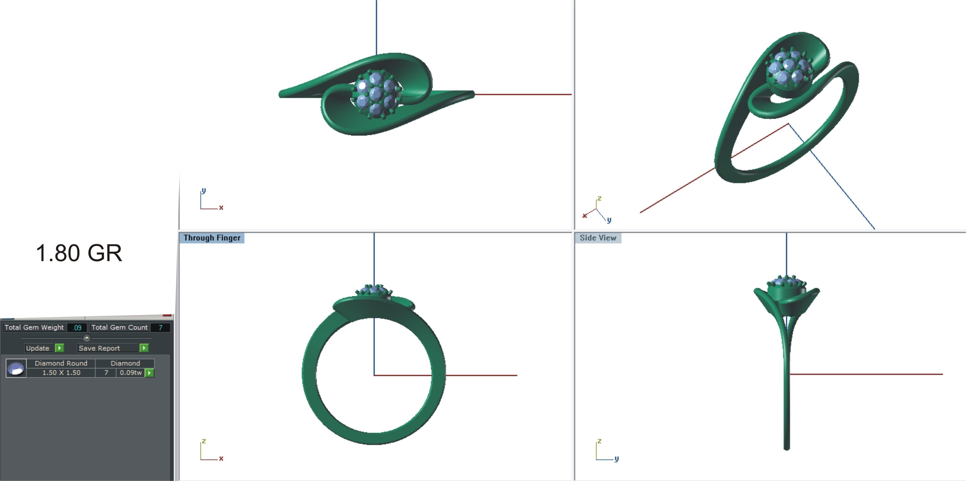 Ring - 149 3D print model_5
