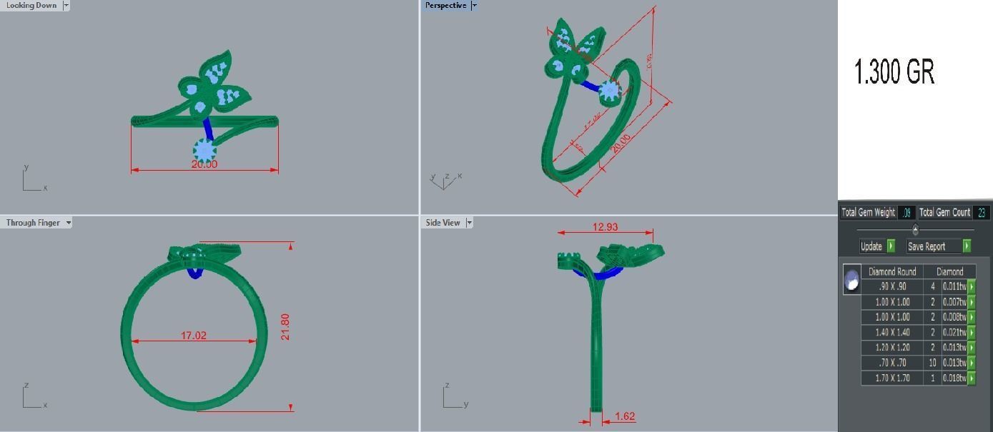 Ring - 142 3D print model_10