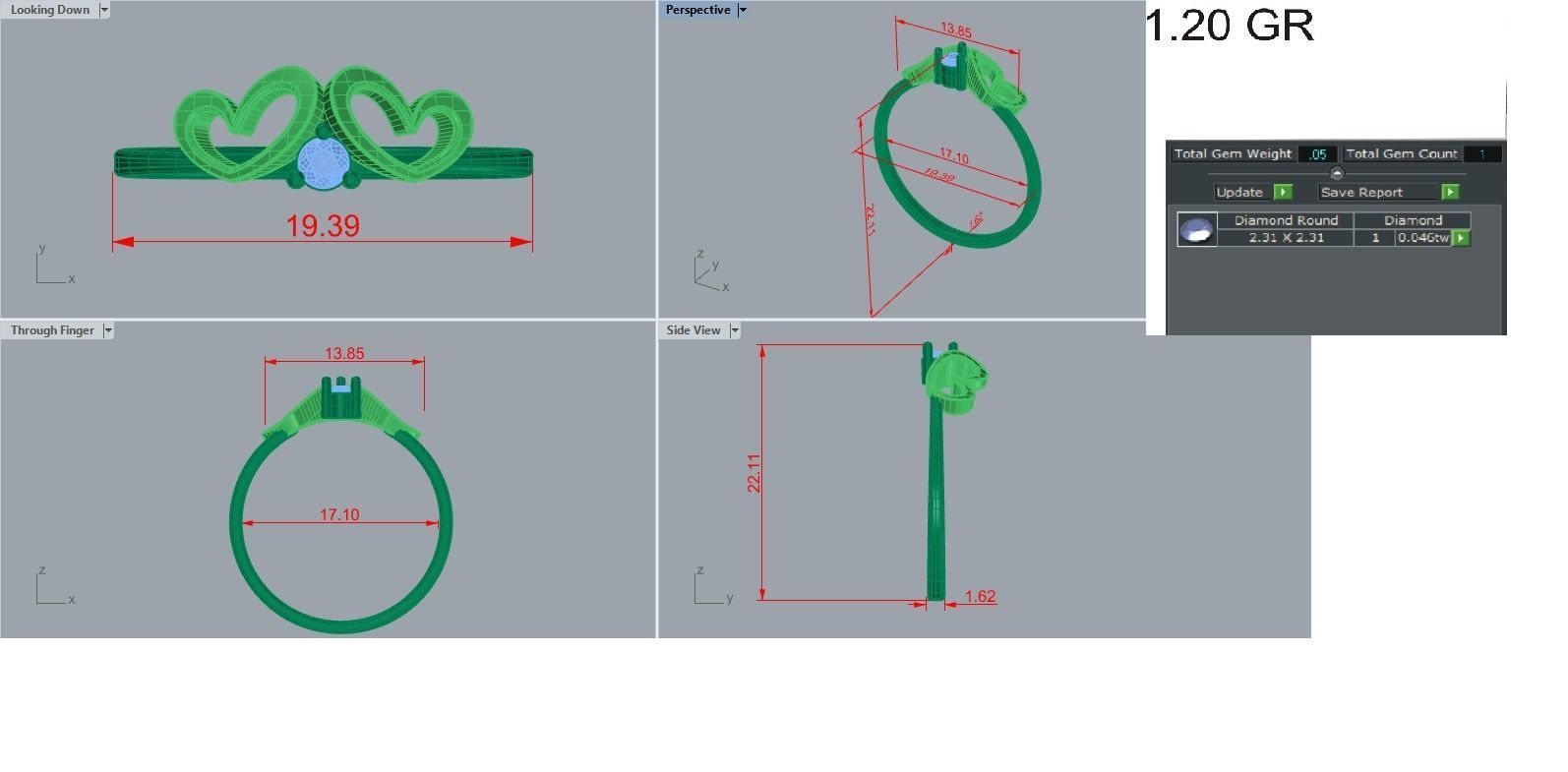 Ring - 135 3D print model_10