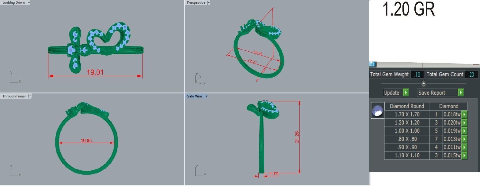 Ring - 134 3D print model_10
