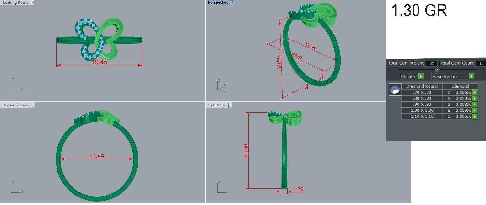 Ring - 132 3D print model_10