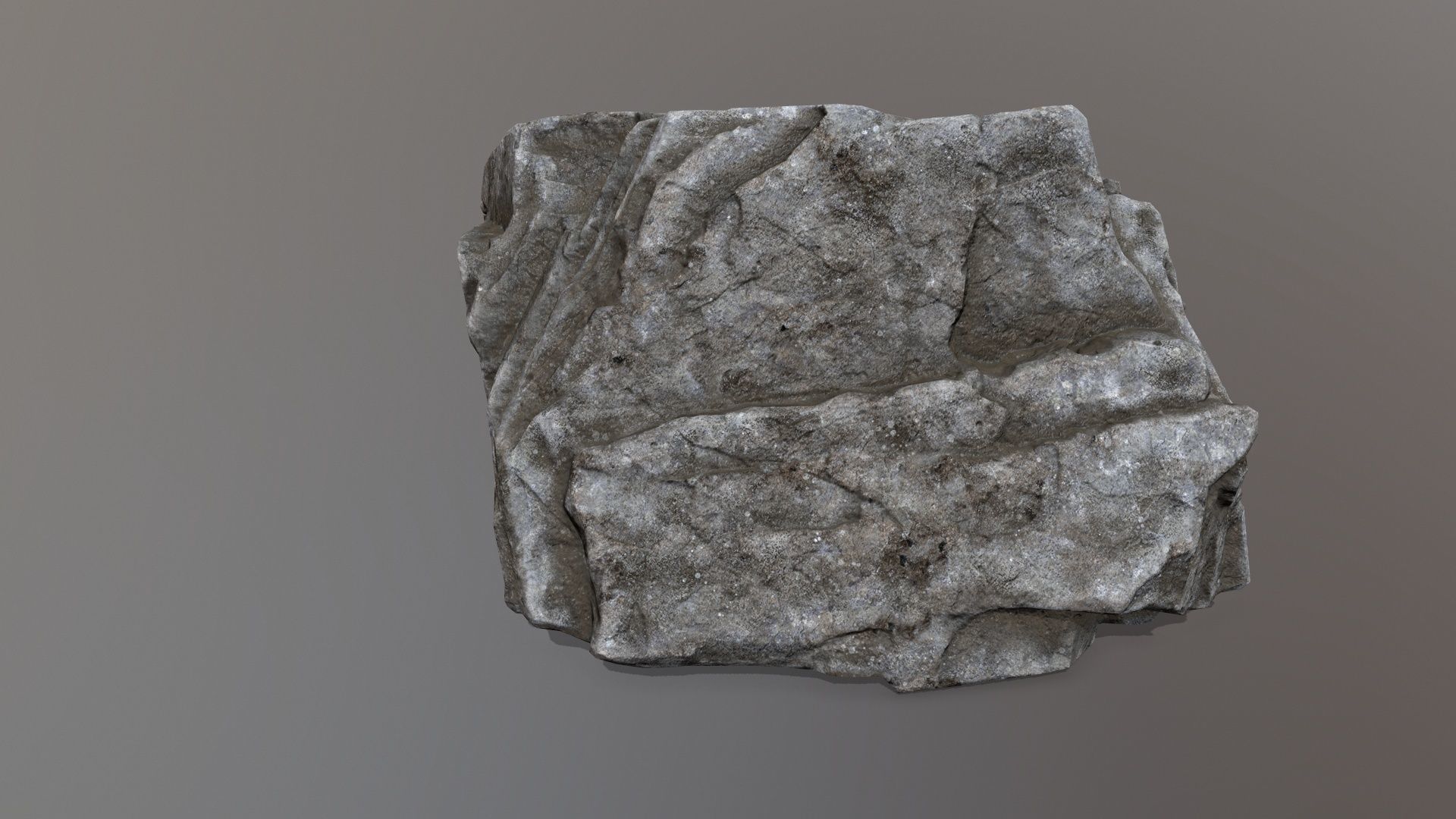 Rock Set piece of stone Low-poly 3D model_30
