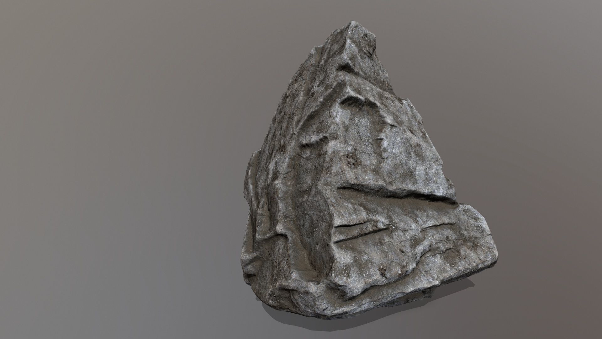 Rock Set piece of stone Low-poly 3D model_24