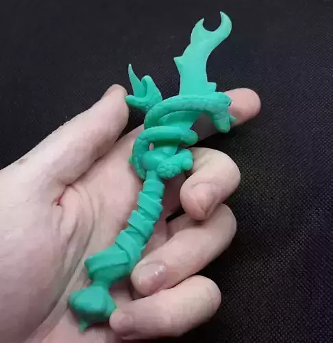 Snake dagger 3d print 3D print model