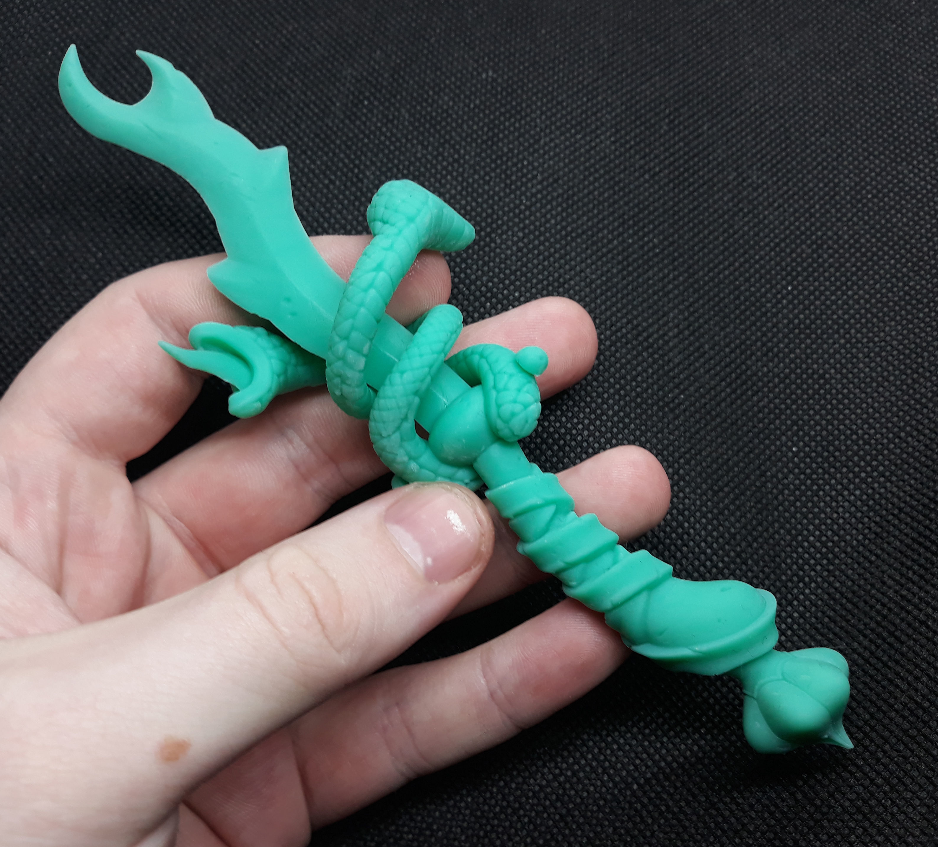 Snake dagger 3d print 3D print model_2