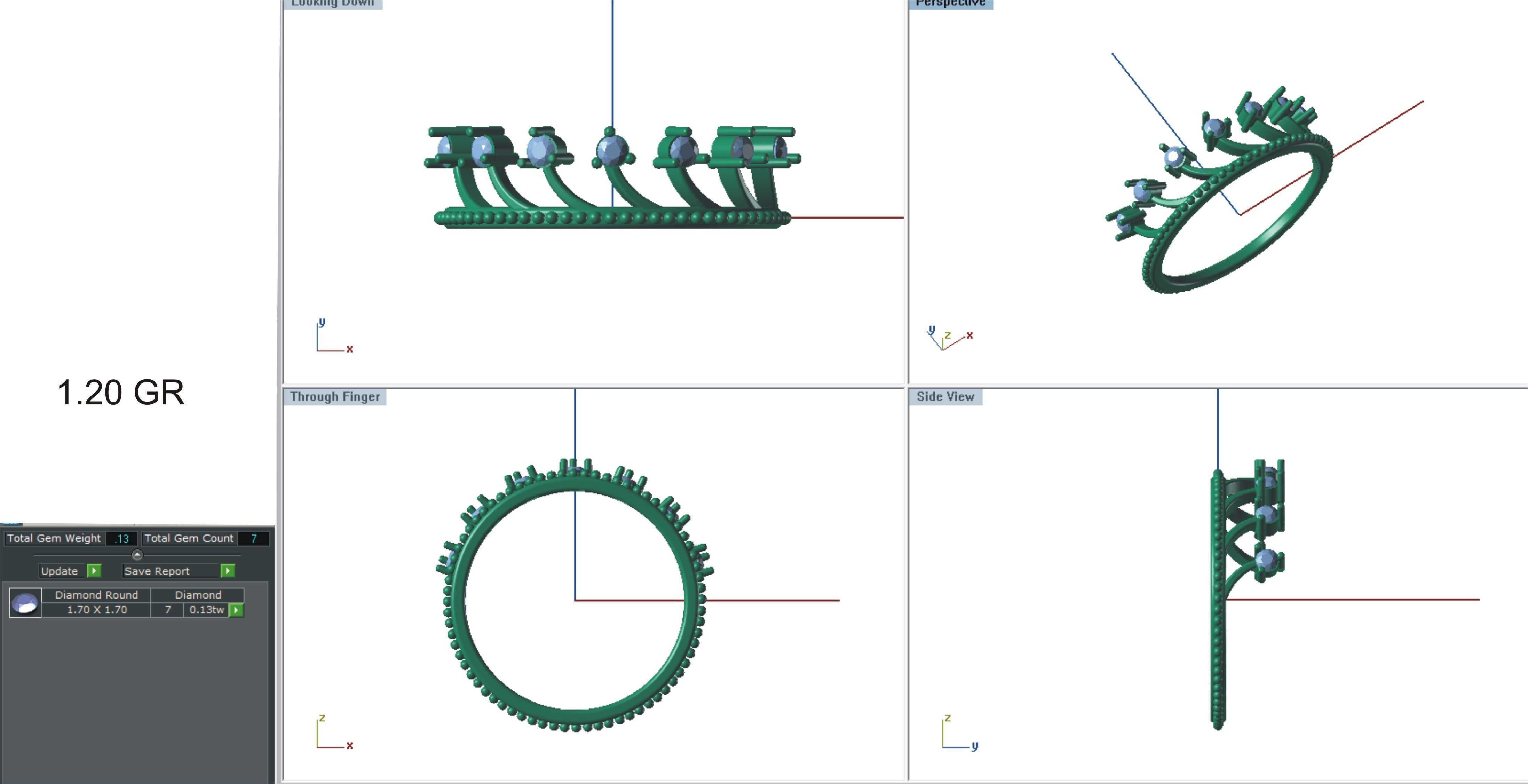 Ring - 129 3D print model_6