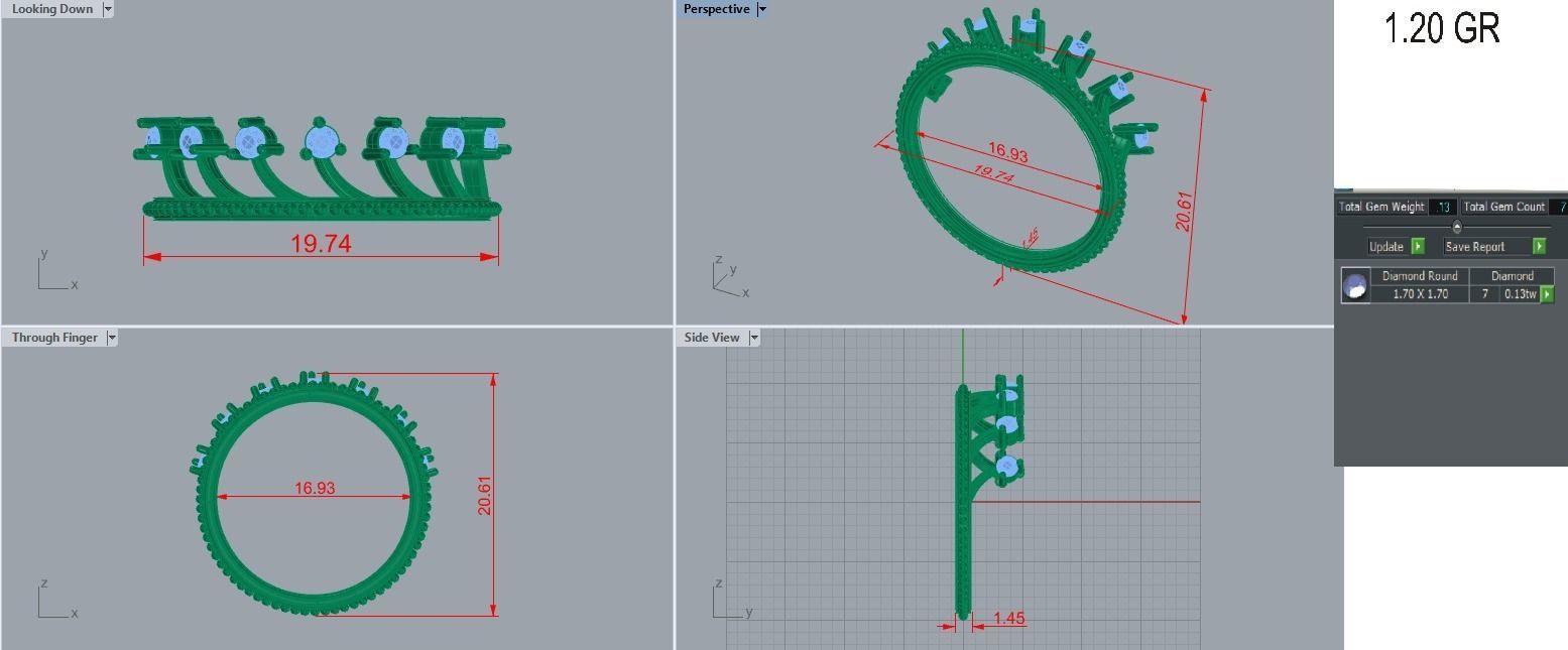 Ring - 129 3D print model_10