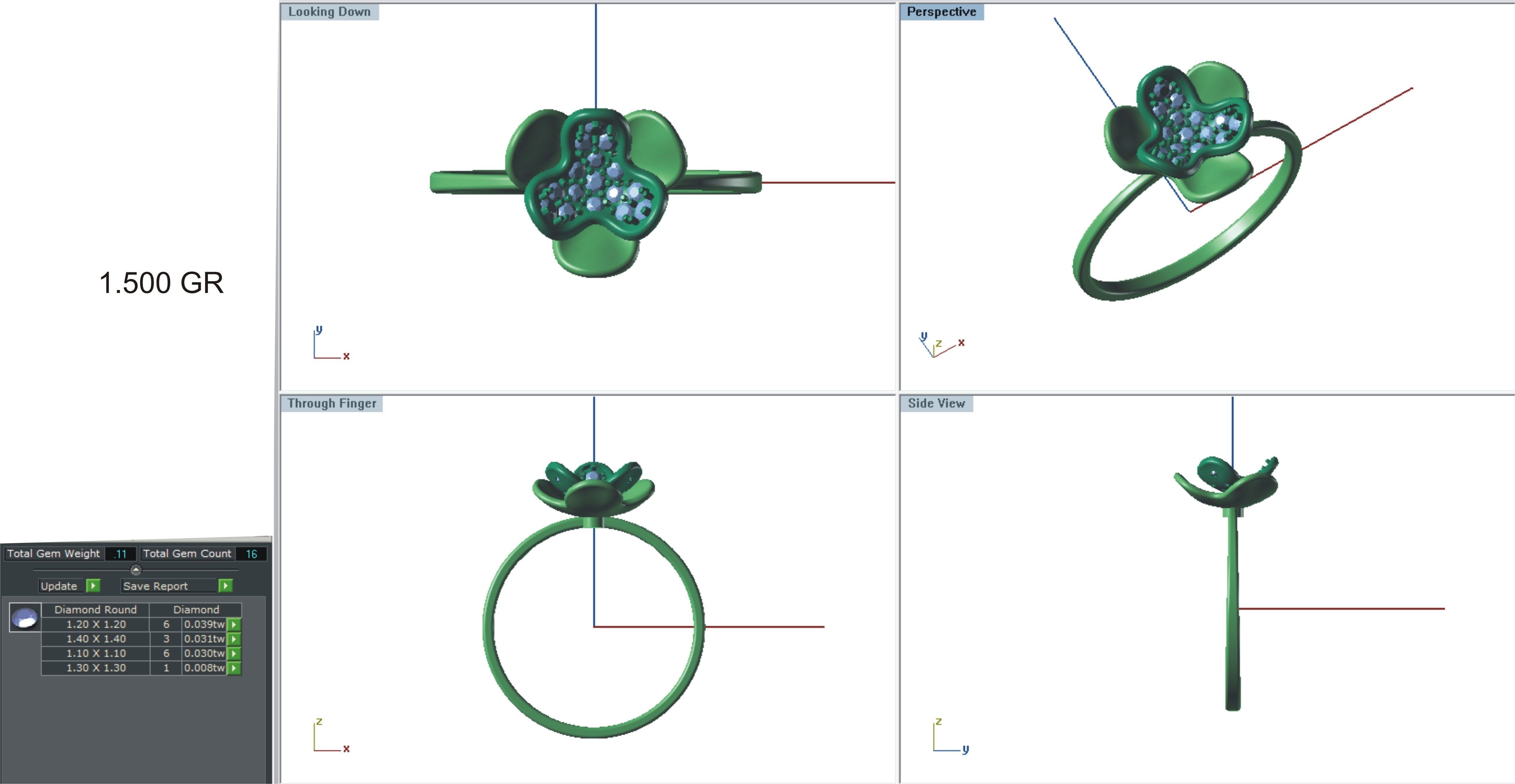 Ring - 111 3D print model_1
