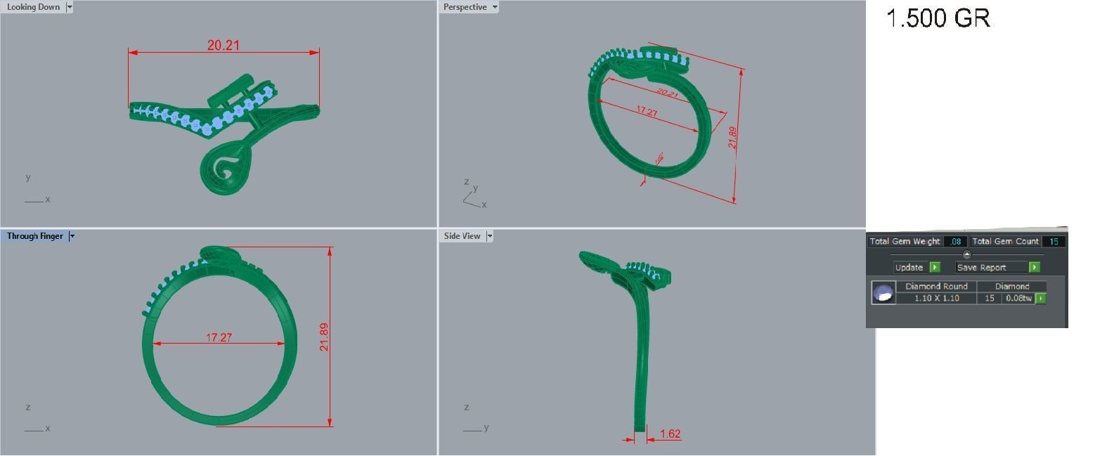 Ring - 110 3D print model_10